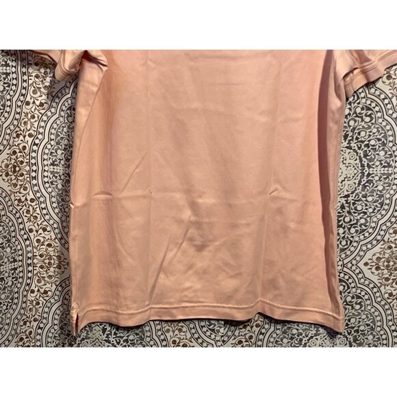 Banana Republic Mens Pink Polo Shirt Size L Soft Cotton Blend Short Sleeve - Picture 6 of 8